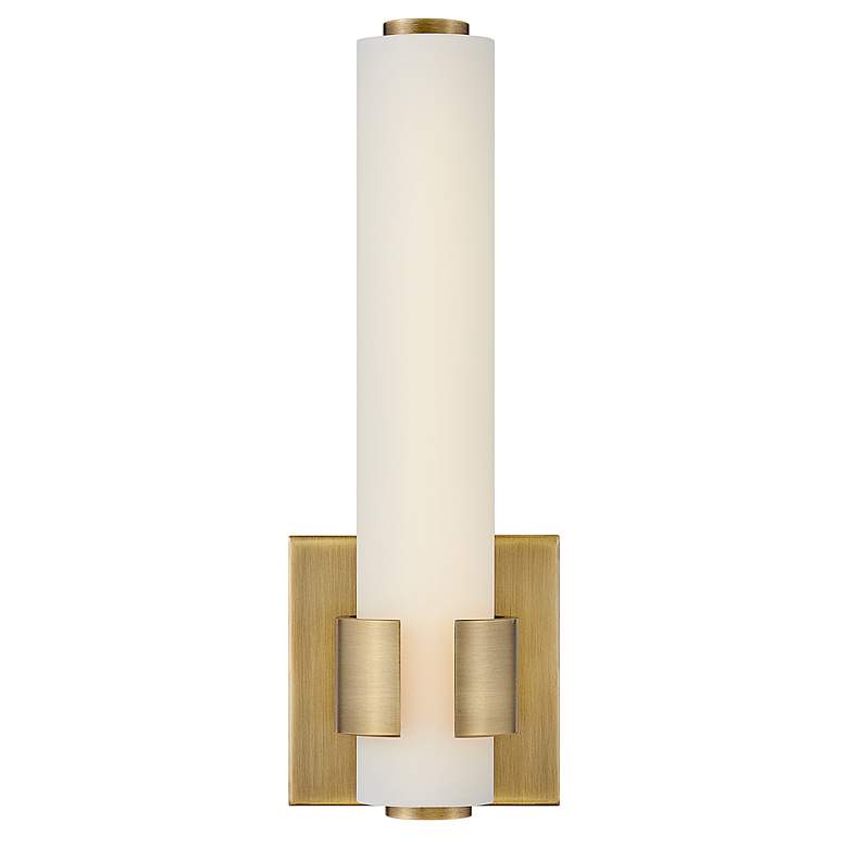 Image 6 Hinkley - Bath Aiden Small LED Sconce- Lacquered Brass more views