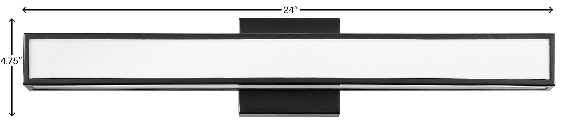 Image 5 Hinkley Bath Alto Large LED Vanity 24" Black more views