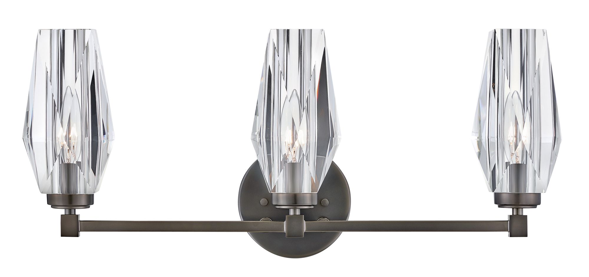 Image 5 Hinkley Bath Ana Medium Three Light Vanity 23.5" Black Oxide more views