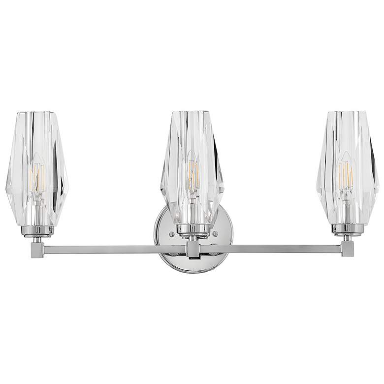 Image 6 Hinkley Bath Ana Medium Three Light Vanity 23.5" Polished Nickel more views