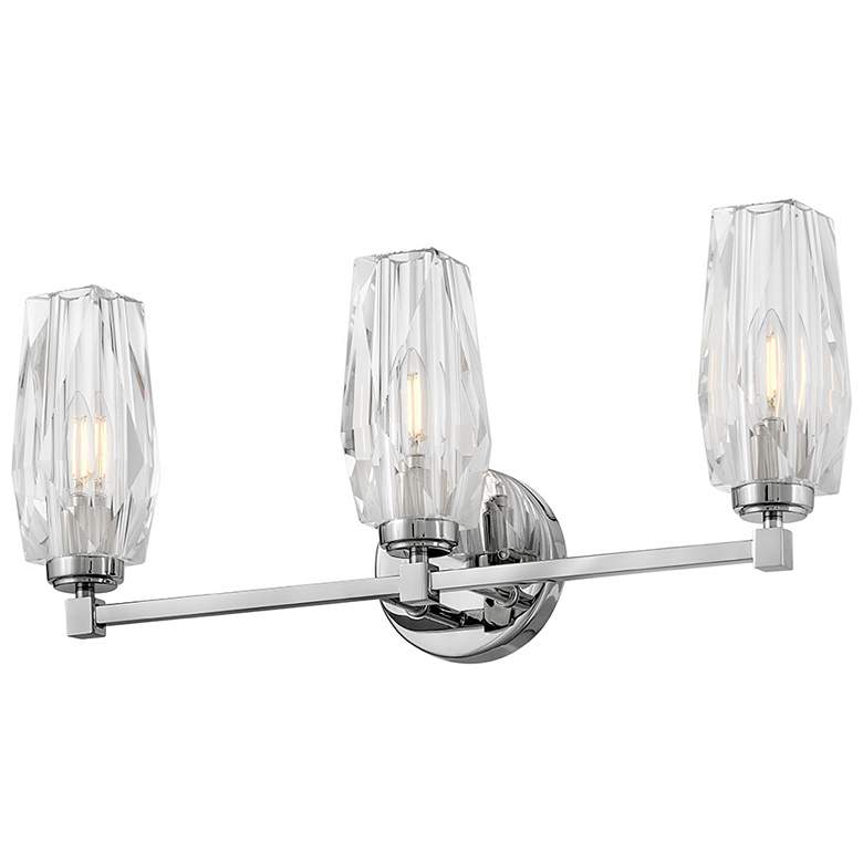 Image 7 Hinkley Bath Ana Medium Three Light Vanity 23.5" Polished Nickel more views