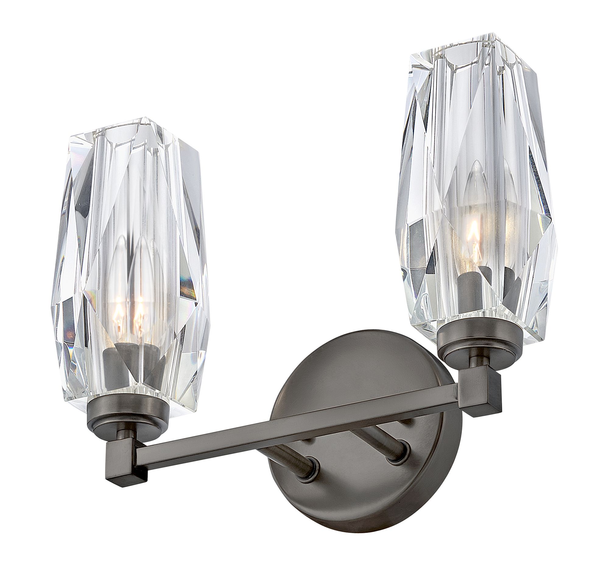 Image 4 Hinkley Bath Ana Small Two Light Vanity 13.75" Black Oxide more views