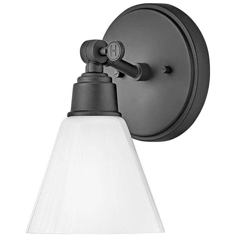 Image 1 Hinkley Bath Arti Medium Adjustable Single Light Vanity 6.0" Black