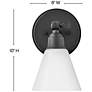 2_Hinkley Bath Arti Medium Adjustable Single Light Vanity 6.0" Black more views