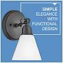 7_Hinkley Bath Arti Medium Adjustable Single Light Vanity 6.0" Black more views