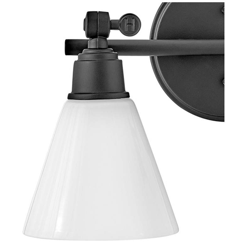 Image 4 Hinkley Bath Arti Small Adjustable Two Light Vanity 16.0" Black more views