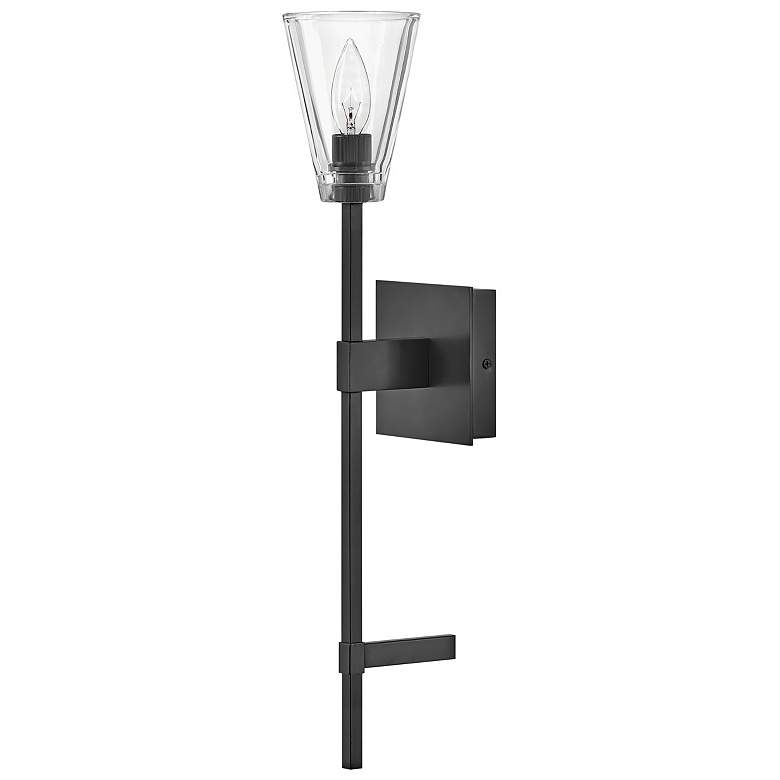 Image 1 Hinkley Bath Auden Large Single Light Vanity 5" Black Oxide