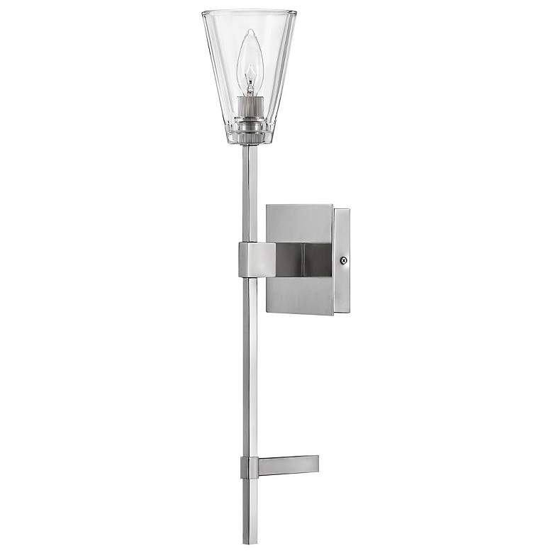 Image 1 Hinkley Bath Auden Large Single Light Vanity 5" Polished Nickel