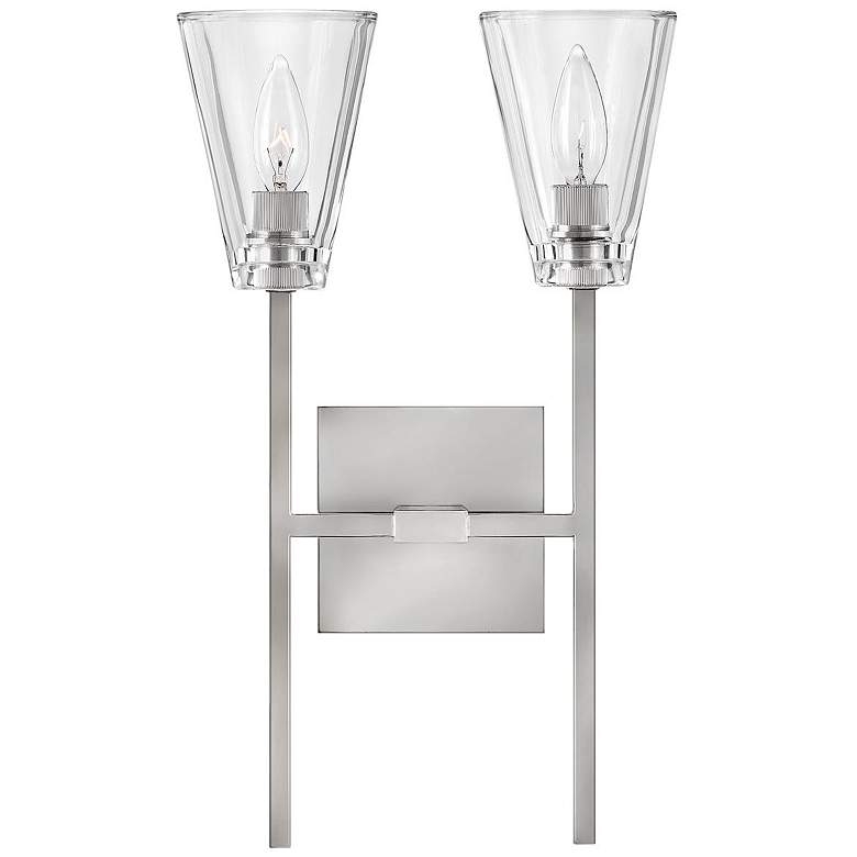 Image 1 Hinkley Bath Auden Small Two Light Vanity 11" Polished Nickel