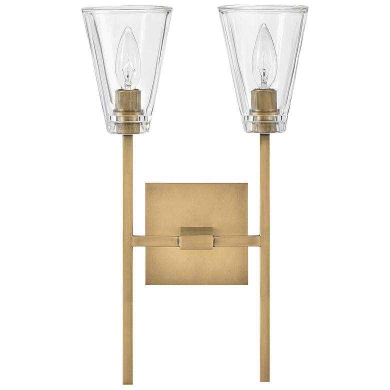 Image 1 HINKLEY BATH AUDEN Two Light Vanity Heritage Brass