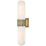 1_Hinkley Bath Cotes Large LED Sconce 4.5" Lacquered Brass