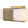 3_Hinkley Bath Cotes Large LED Sconce 4.5" Lacquered Brass more views