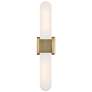 6_Hinkley Bath Cotes Large LED Sconce 4.5" Lacquered Brass more views