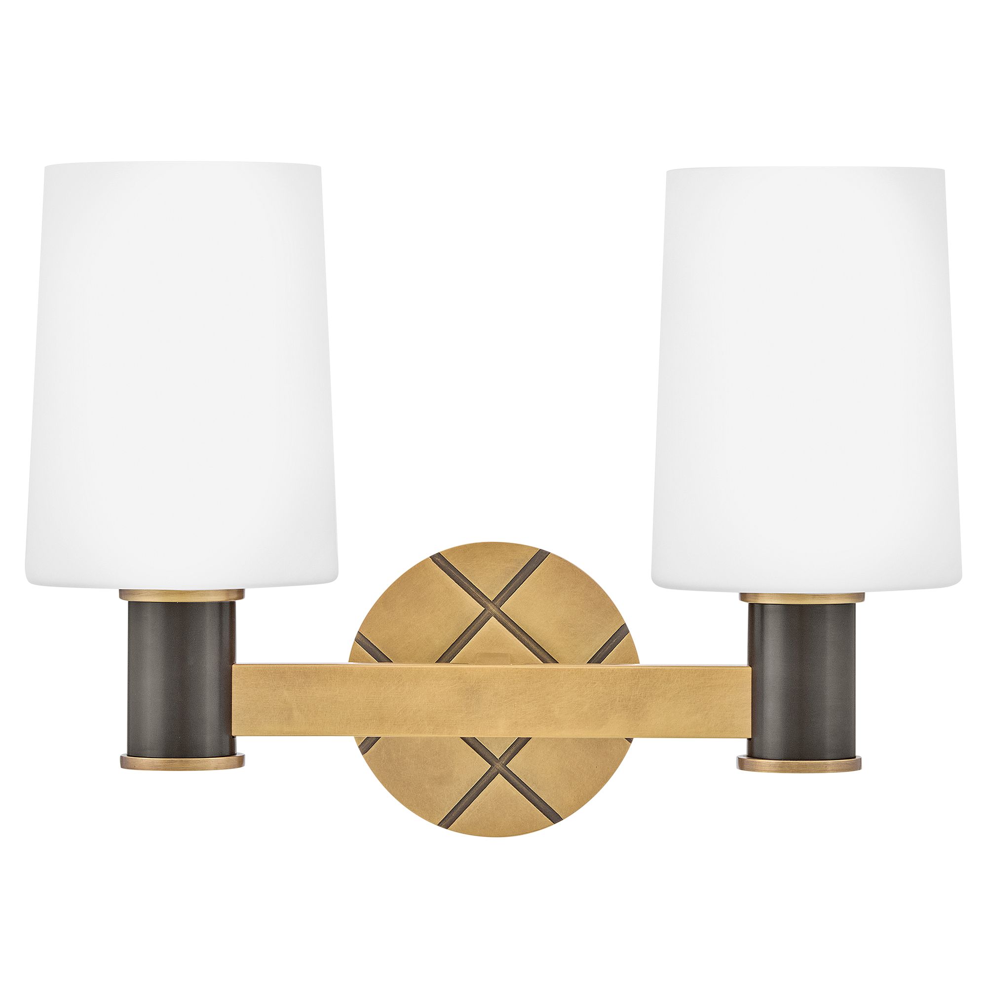 Image 4 Hinkley Bath Declan Small Two Light Vanity 15" Heritage Brass more views