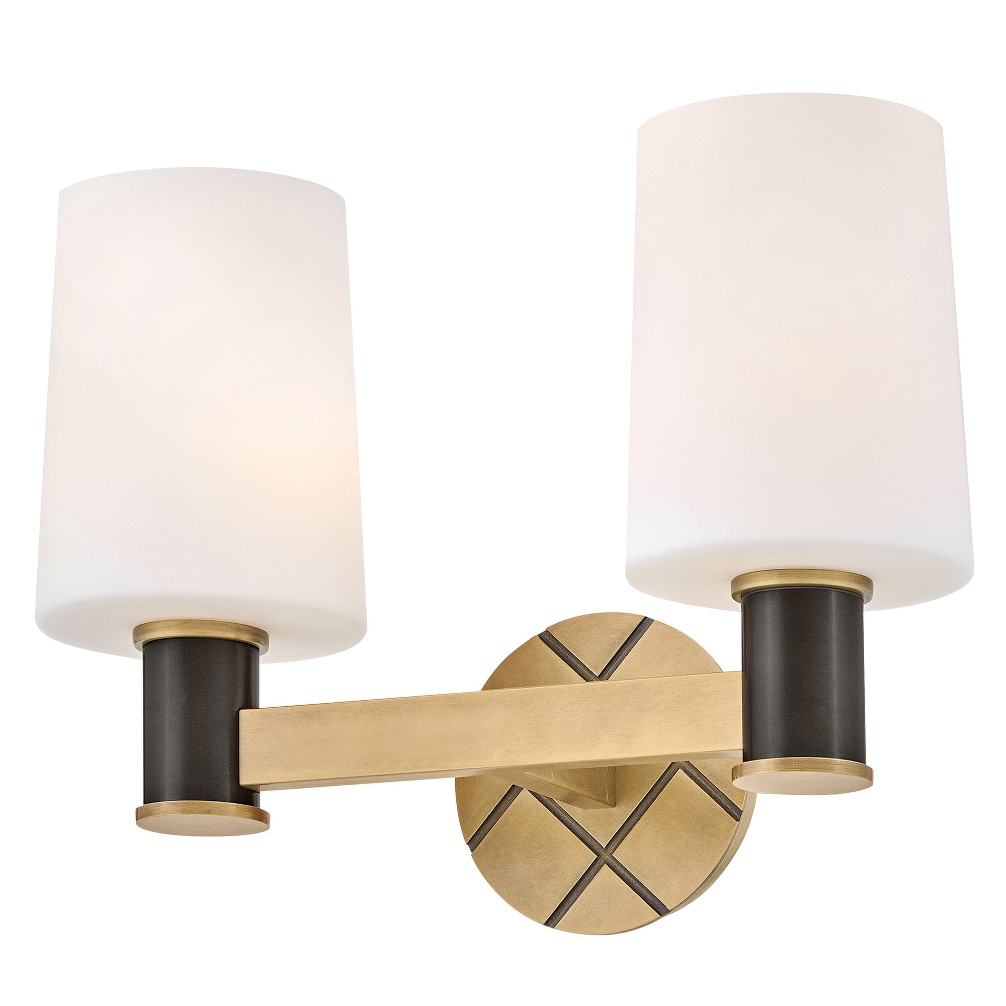 Image 5 Hinkley Bath Declan Small Two Light Vanity 15" Heritage Brass more views