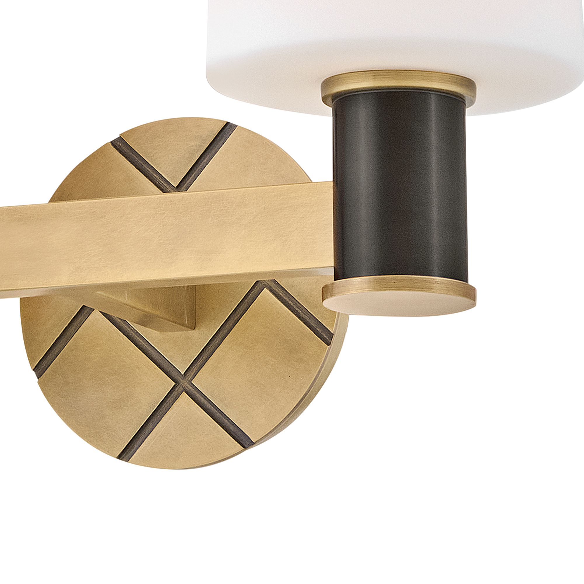 Image 7 Hinkley Bath Declan Small Two Light Vanity 15" Heritage Brass more views