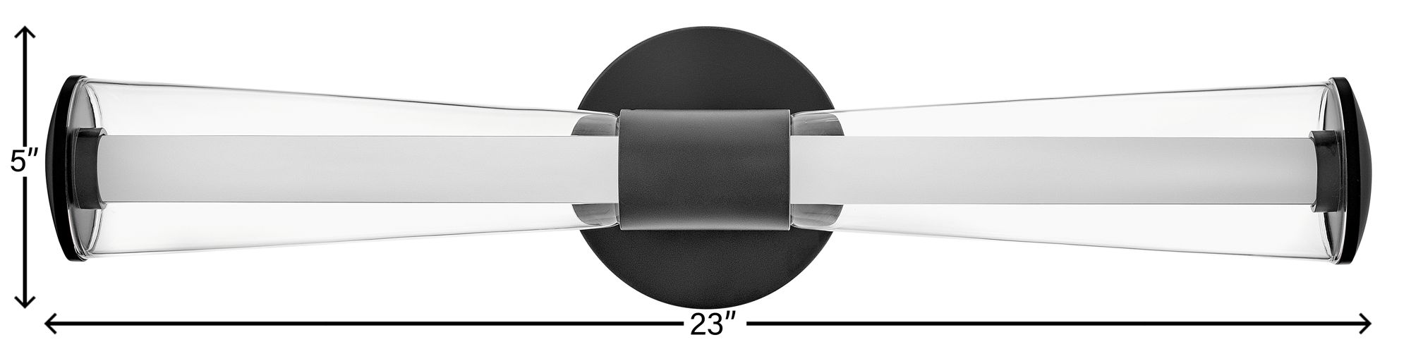 Hinkley - Bath Elin Medium LED Vanity- Black