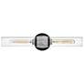 4_Hinkley - Bath Ellison Two Light Vanity- Black with Brushed Nickel accents more views