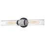 7_Hinkley - Bath Ellison Two Light Vanity- Black with Brushed Nickel accents more views
