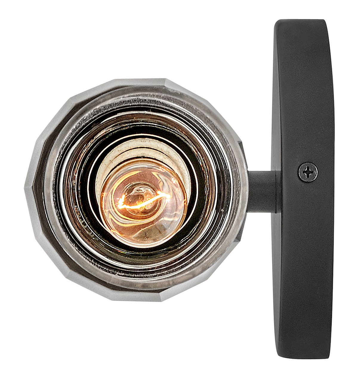 Hinkley - Bath Ellison Two Light Vanity- Black with Brushed Nickel accents