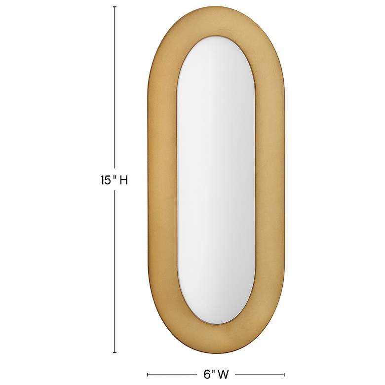 Image 3 HINKLEY BATH EMME Medium LED Vanity Heritage Brass more views