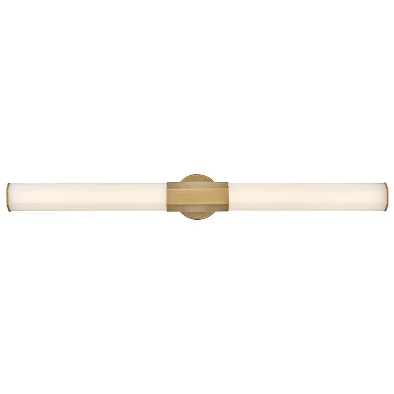 Image 1 Hinkley Bath Facet Extra Large LED Vanity 5" Heritage Brass