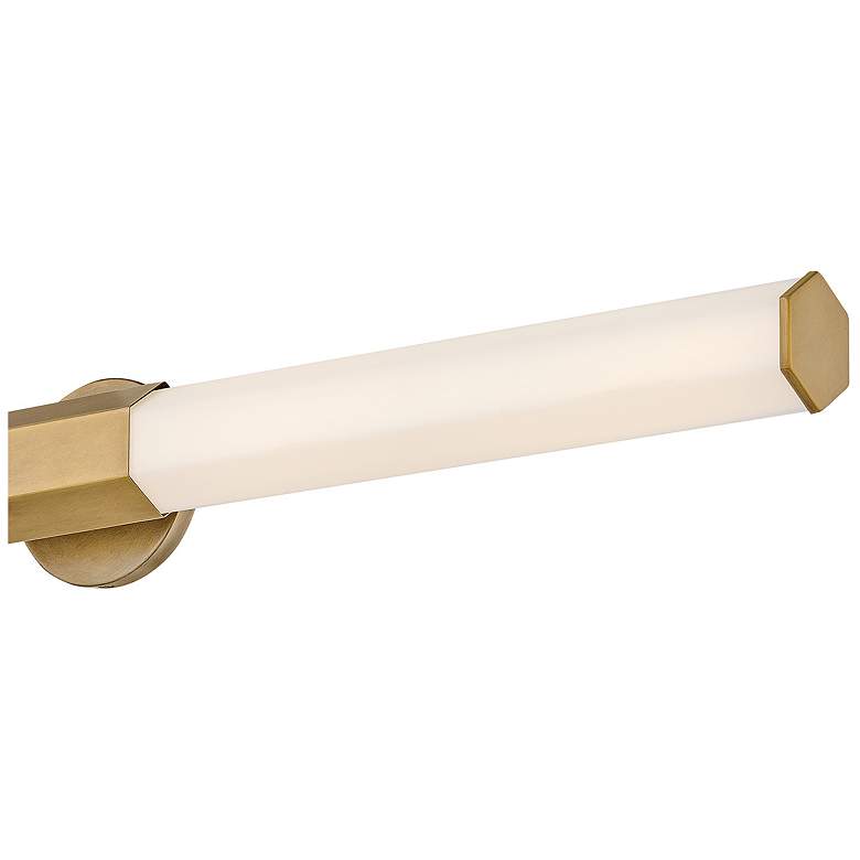 Image 3 Hinkley Bath Facet Extra Large LED Vanity 5" Heritage Brass more views