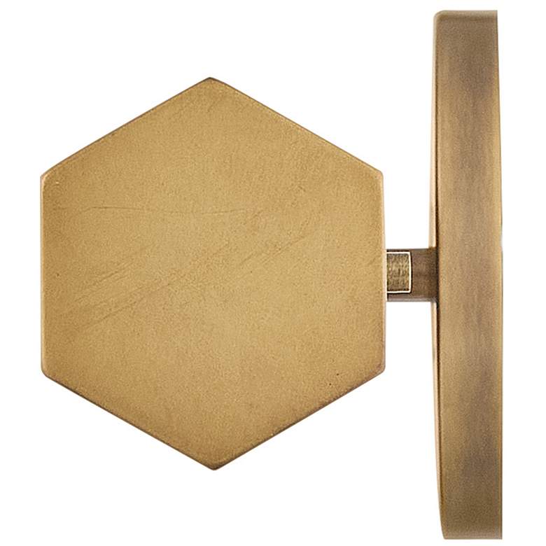 Image 5 Hinkley Bath Facet Extra Large LED Vanity 5" Heritage Brass more views