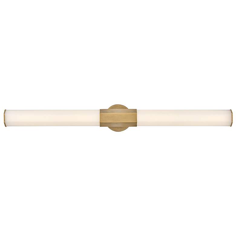 Image 7 Hinkley Bath Facet Extra Large LED Vanity 5" Heritage Brass more views