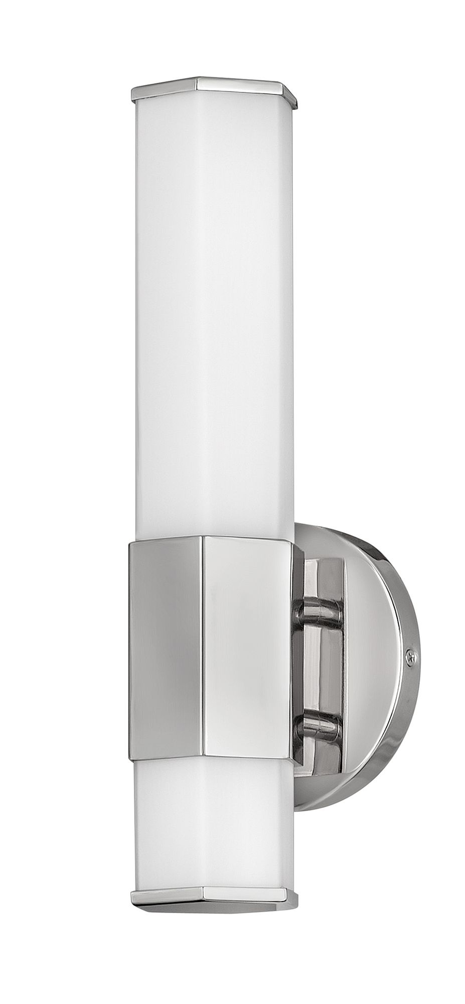 Image 2 Hinkley Bath Facet Medium LED Sconce 14" Polished Nickel more views
