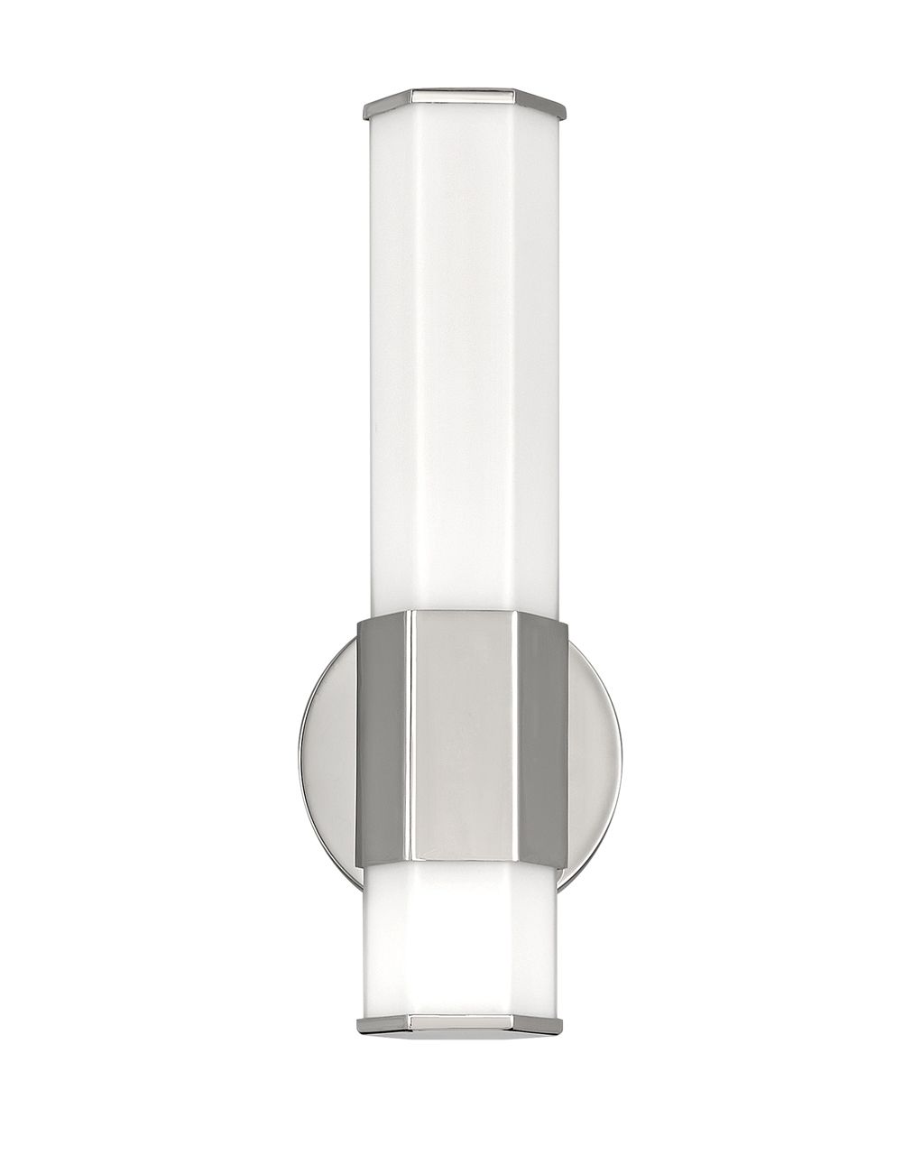 Image 3 Hinkley Bath Facet Medium LED Sconce 14" Polished Nickel more views