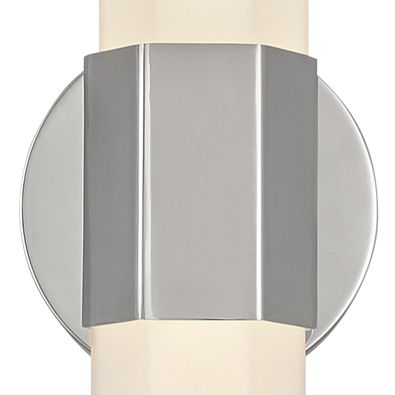 Image 5 Hinkley Bath Facet Medium LED Sconce 14" Polished Nickel more views