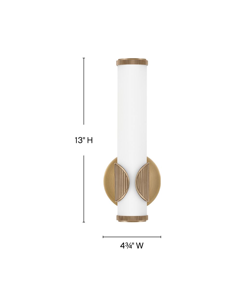 Image 3 Hinkley Bath Femi Medium LED Vanity 13" Lacquered Brass more views