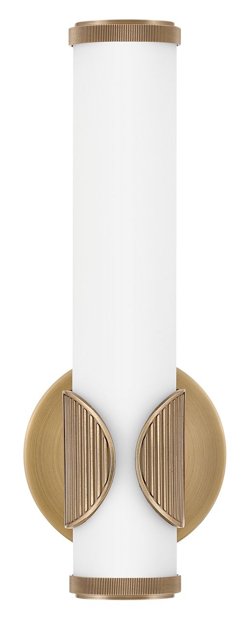 Image 7 Hinkley Bath Femi Medium LED Vanity 13" Lacquered Brass more views