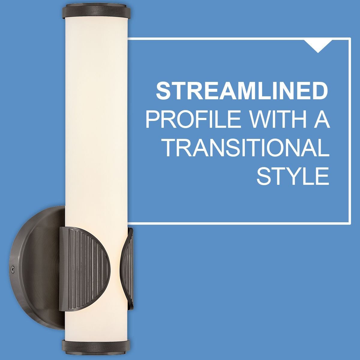 HINKLEY BATH FEMI Medium LED Vanity Black Oxide