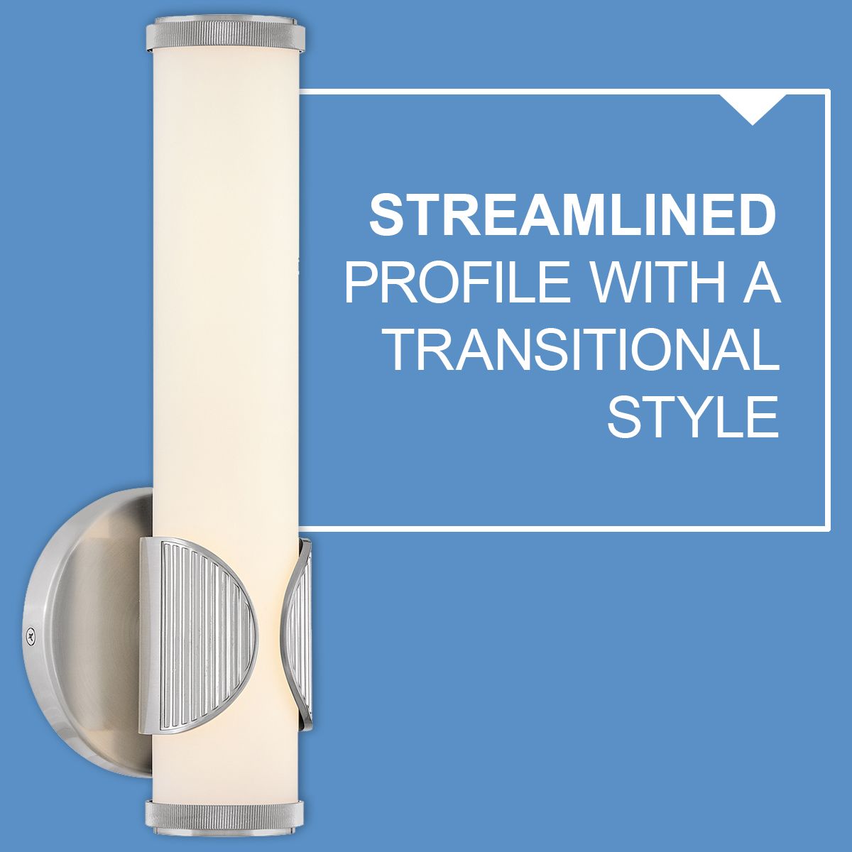 HINKLEY BATH FEMI Small LED Vanity Brushed Nickel