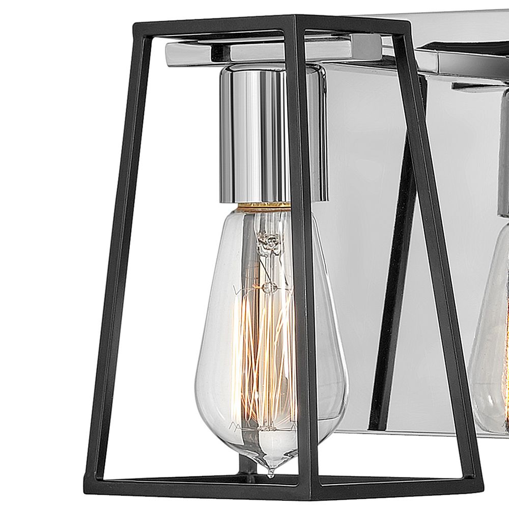 Image 3 Hinkley Bath Filmore Small Single Light Vanity 7.5" Chrome more views