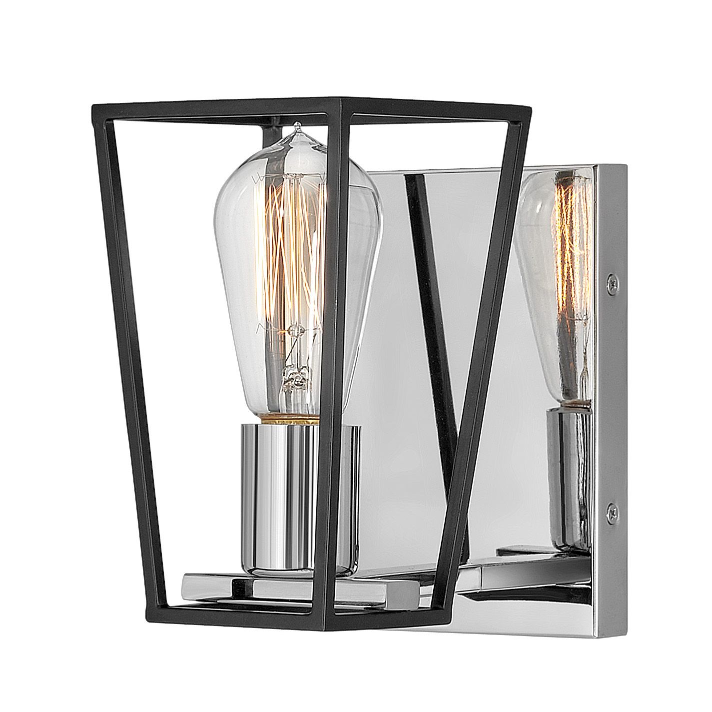 Image 6 Hinkley Bath Filmore Small Single Light Vanity 7.5" Chrome more views