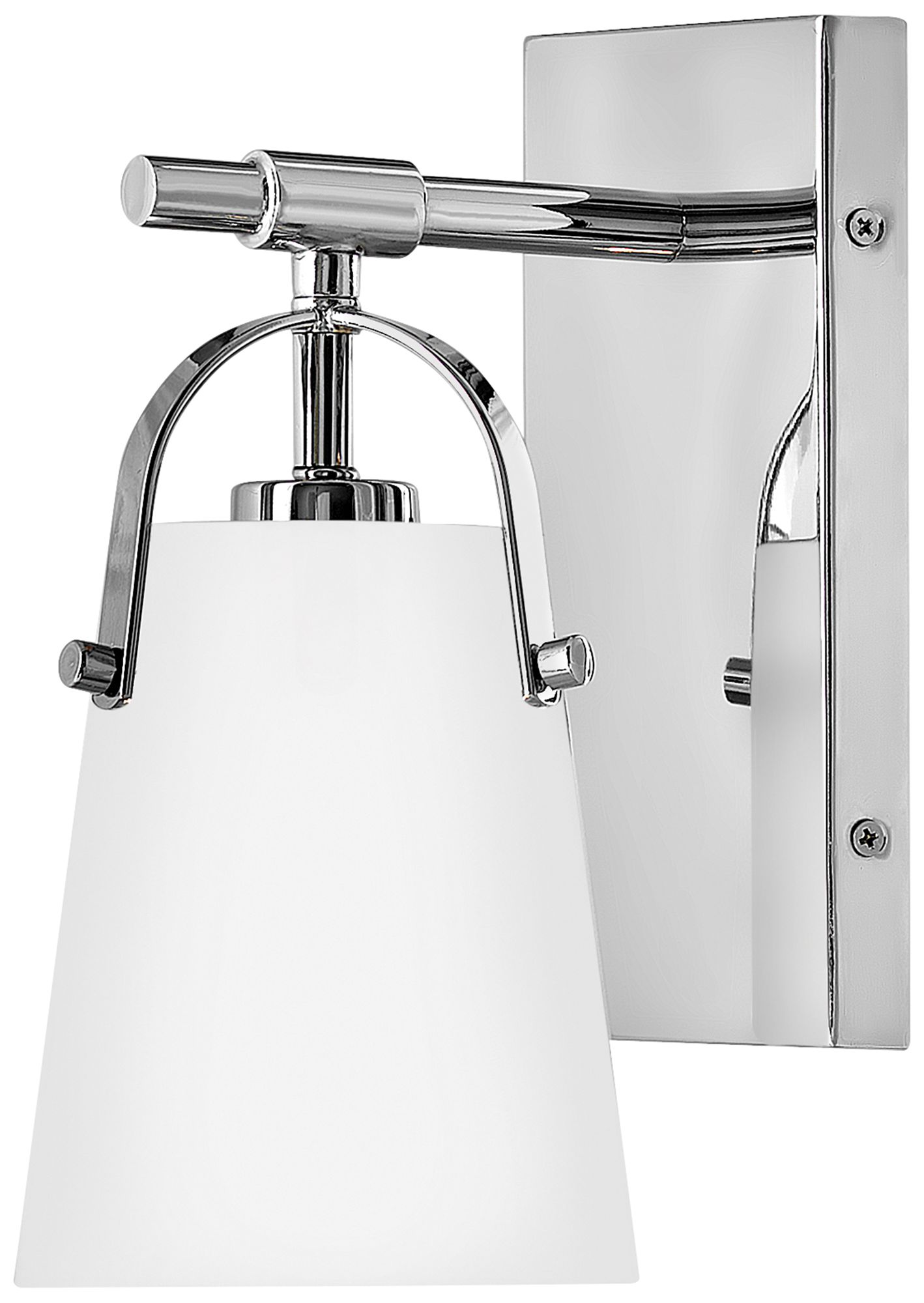 Hinkley Bath Foster Medium Sconce 10" Chrome Opal