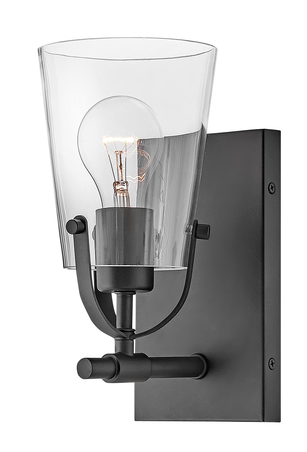 Hinkley Bath Foster Medium Sconce 5.0" Black