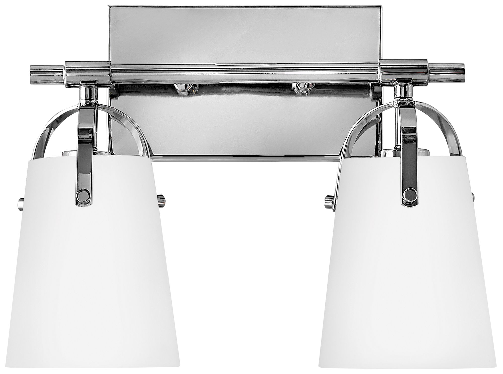 Hinkley Bath Foster Small Two Light Vanity 10.75" Chrome