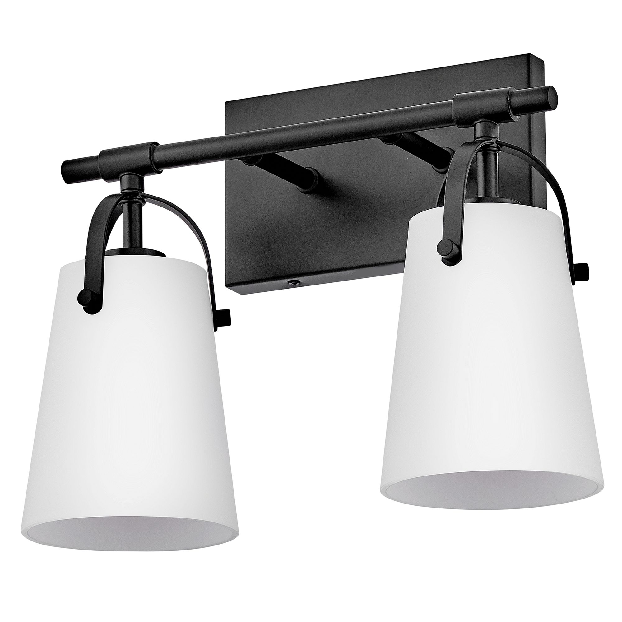 Image 5 Hinkley Bath Foster Small Two Light Vanity 13.75" Black more views