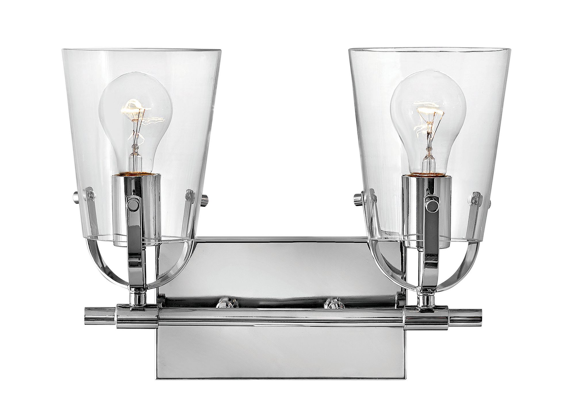 Image 5 Hinkley Bath Foster Small Two Light Vanity 13.75" Chrome more views