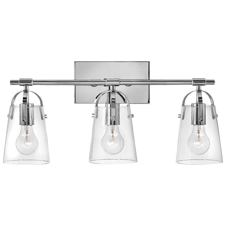 Image 1 HINKLEY BATH FOSTER Three Light Vanity Chrome