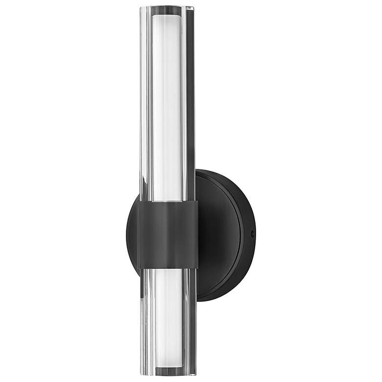 Image 2 Hinkley Bath Georgette Medium LED Sconce 5.25" Black more views