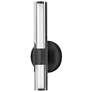 2_Hinkley Bath Georgette Medium LED Sconce 5.25" Black more views