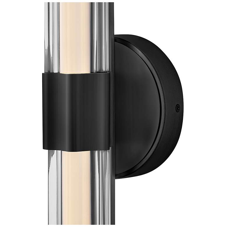 Image 3 Hinkley Bath Georgette Medium LED Sconce 5.25" Black more views