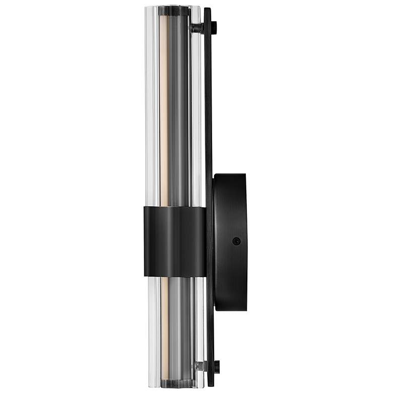 Image 5 Hinkley Bath Georgette Medium LED Sconce 5.25" Black more views
