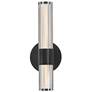 6_Hinkley Bath Georgette Medium LED Sconce 5.25" Black more views