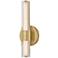 Hinkley Bath Georgette Medium LED Sconce 5.25" Lacquered Brass